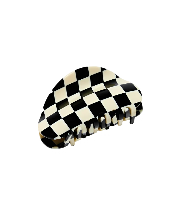 Checker Claw in Black + White