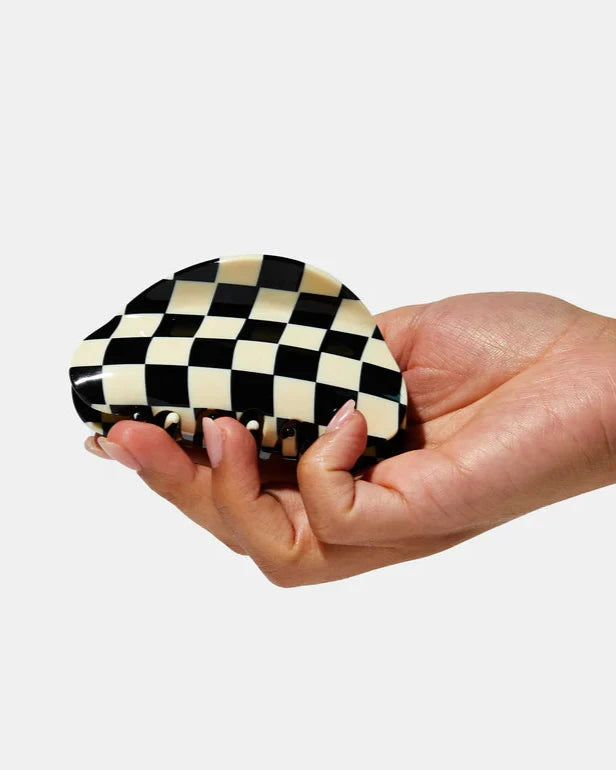 Checker Claw in Black + White