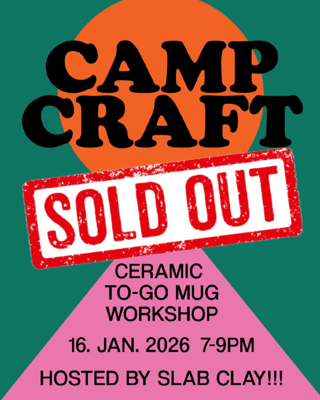 CAMPCRAFT - SLAB CLAY WORKSHOP