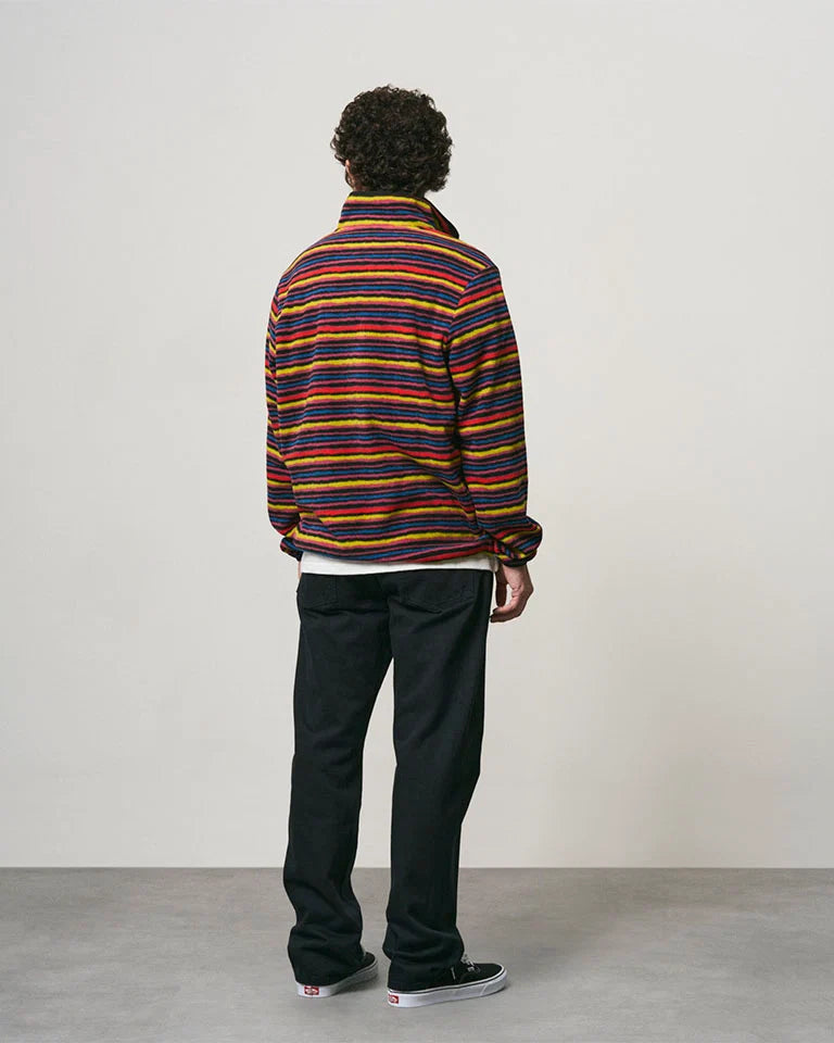 Thermal Fleece Pullover - Multi-Stripe