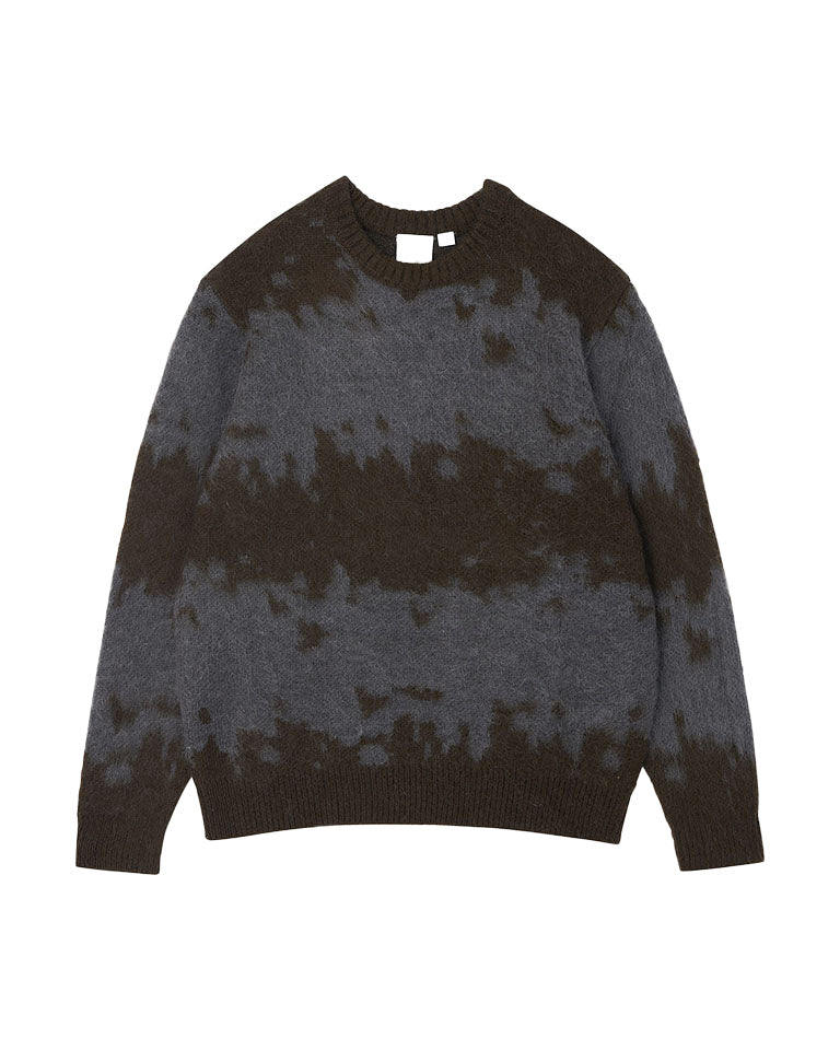 Mohair Splatter Sweater - Slate Splatter