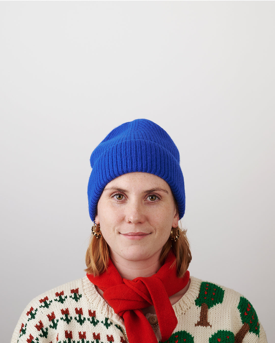 Billy Bamboo Royal Angora Beanie - Royal Blue additional official product view
