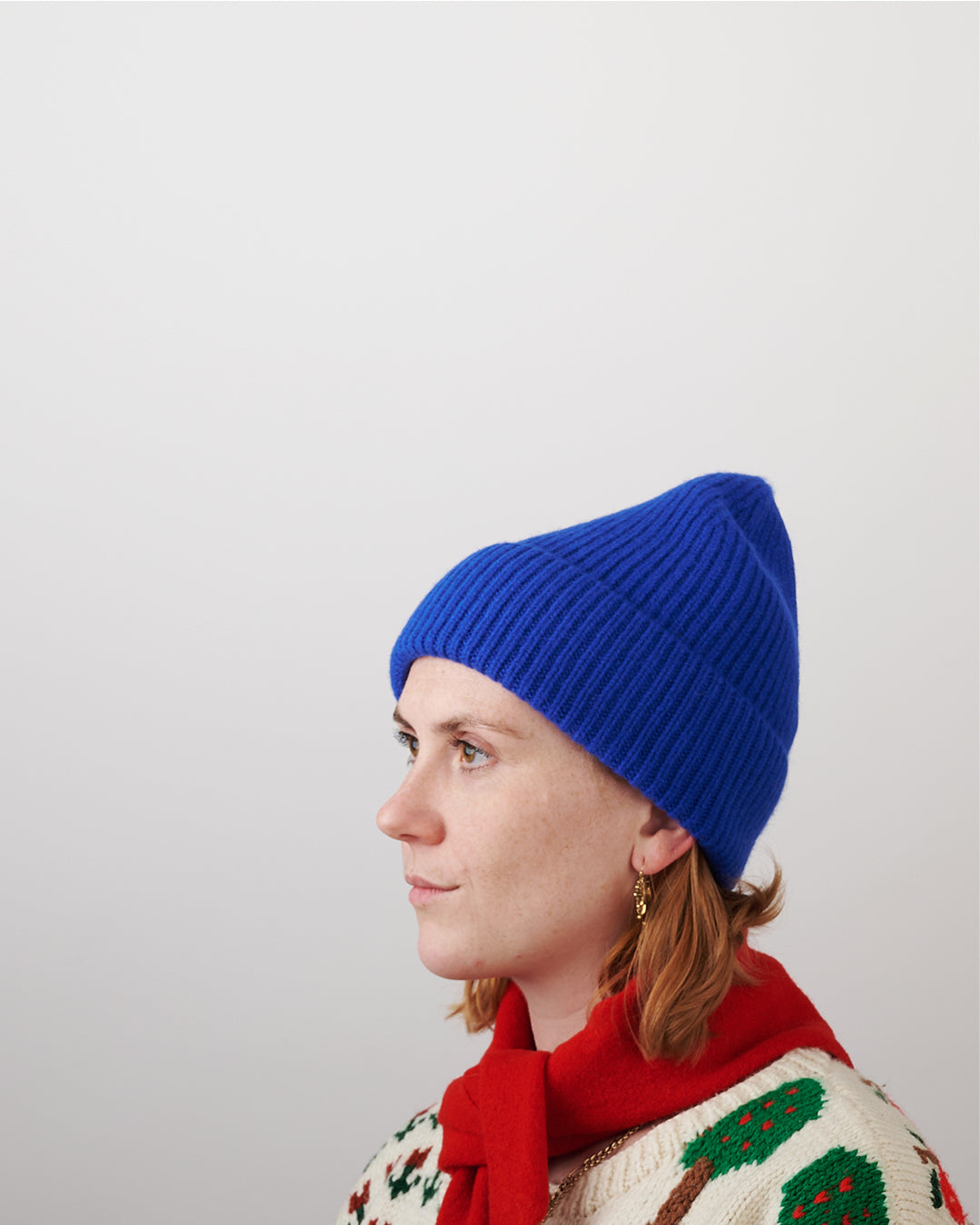 Billy Bamboo Royal Angora Beanie - Royal Blue additional official product view