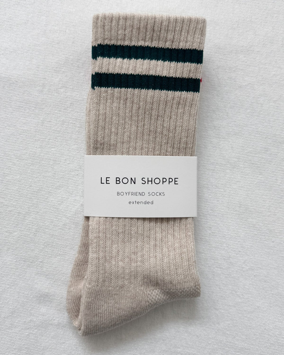 Extended Boyfriend Socks Oatmeal