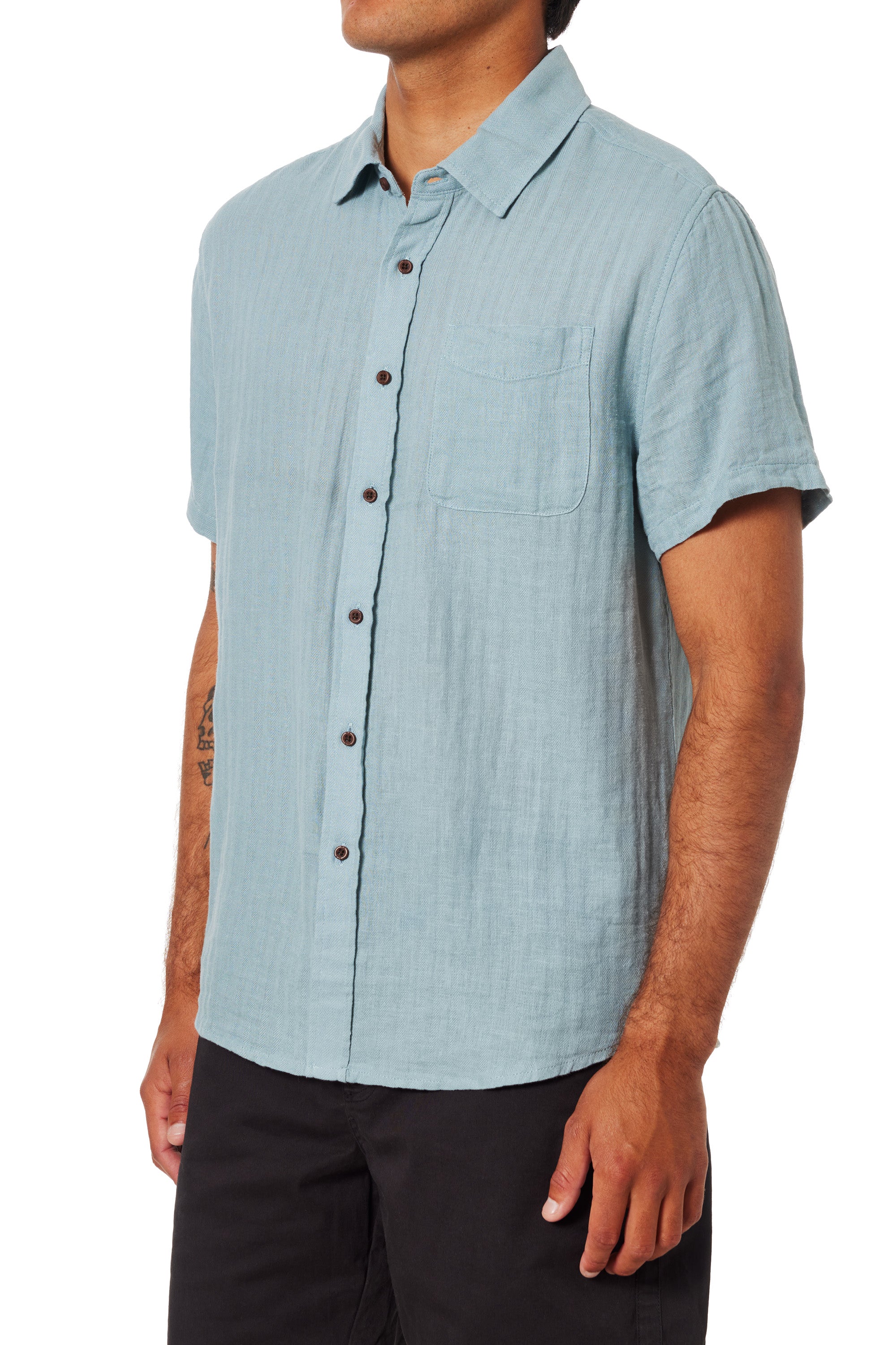 Alan Solid Shirt Lago