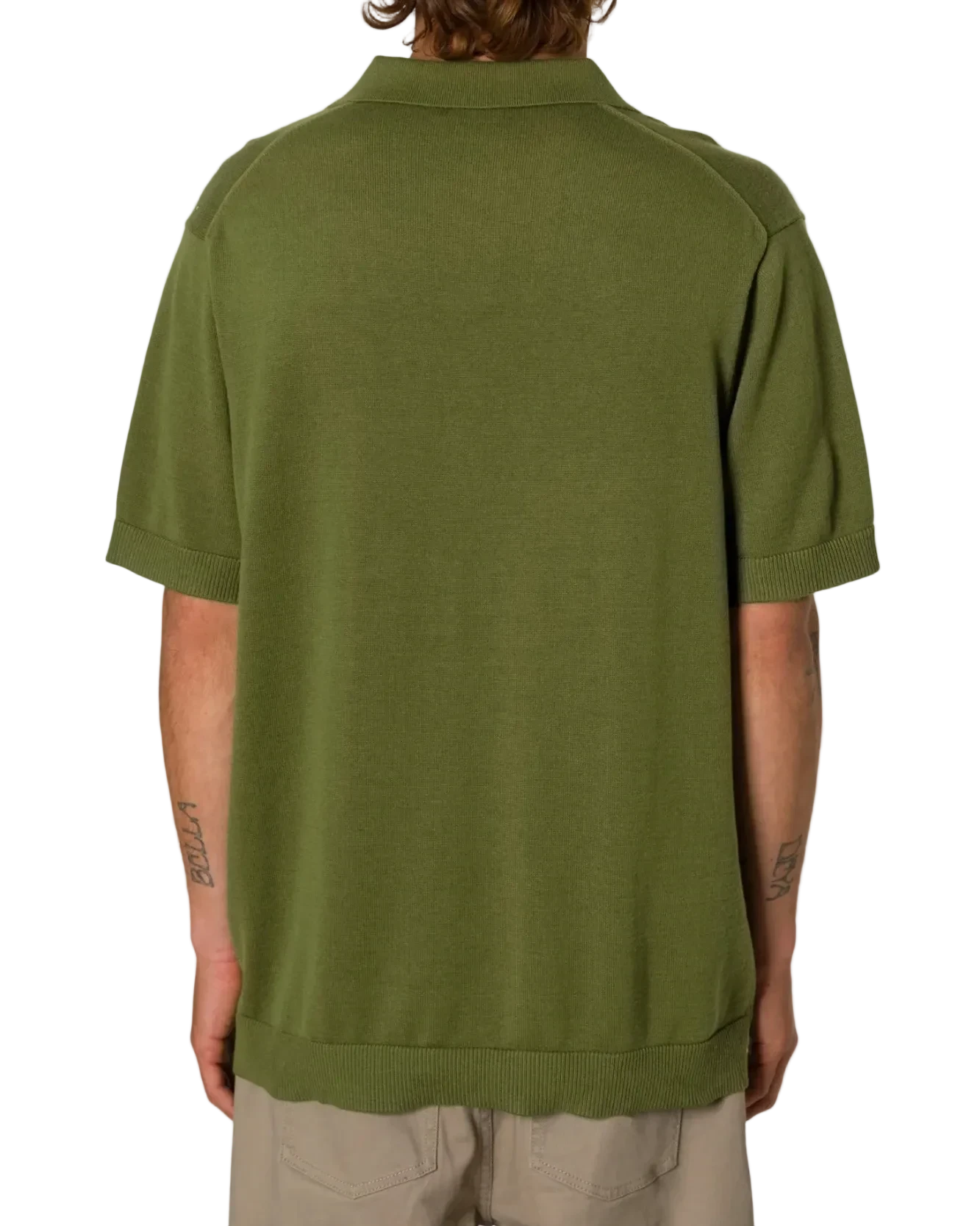 Sherman Knit Polo Olive