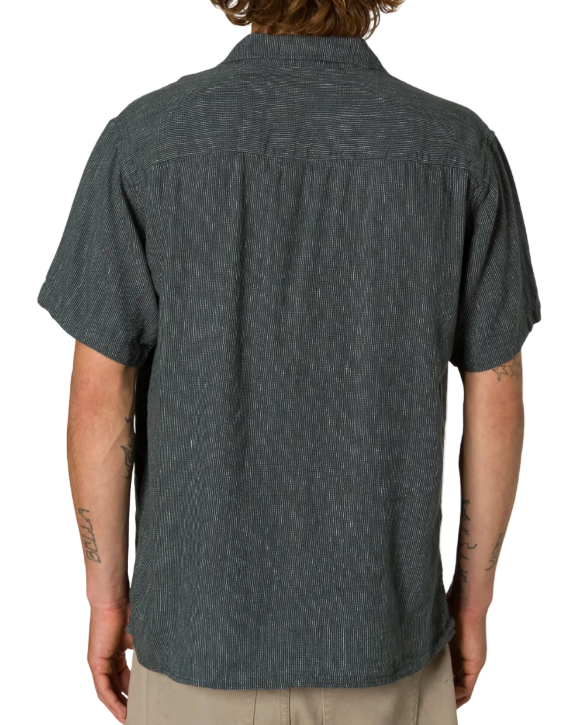 Teller Stripe Shirt Black Wash