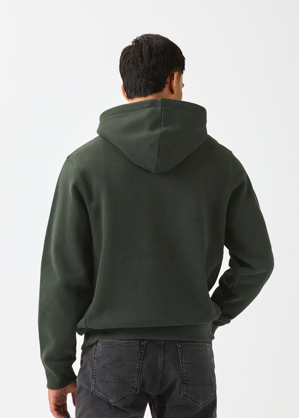 durasoft-fleece-motion-hoodie-evergreen back