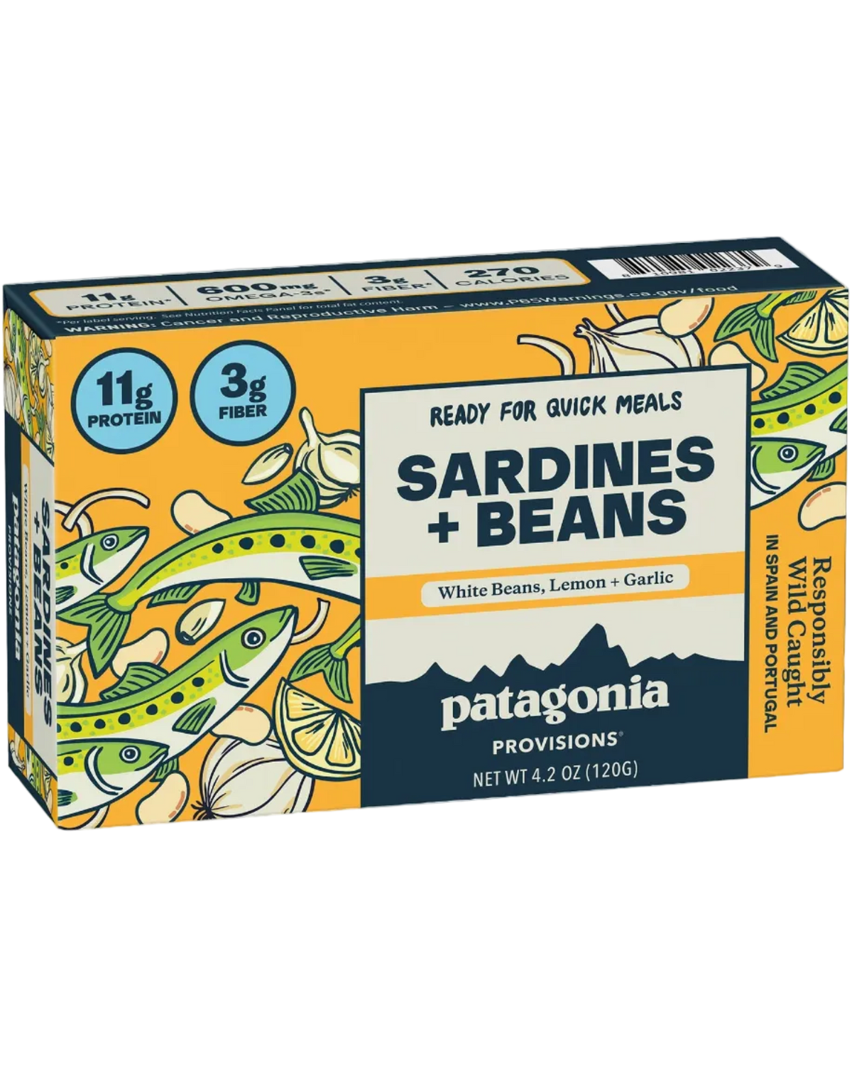 Sardines with White Beans, Lemon, Garlic & Leeks