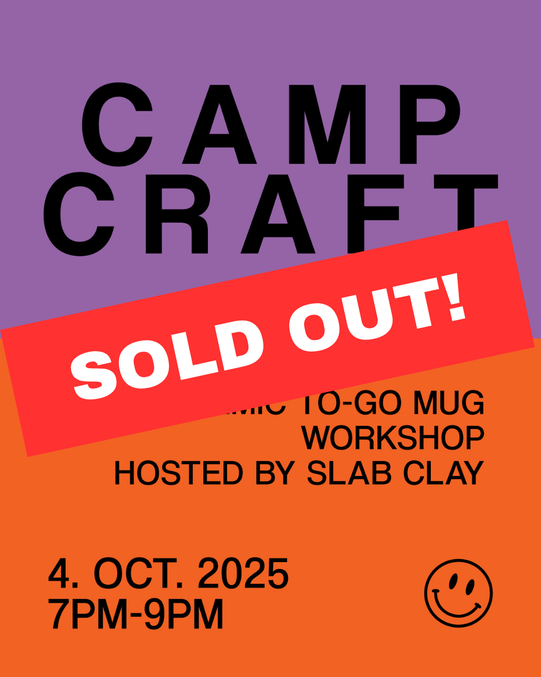 CAMPCRAFT - SLAB CLAY WORKSHOP NIGHT 2