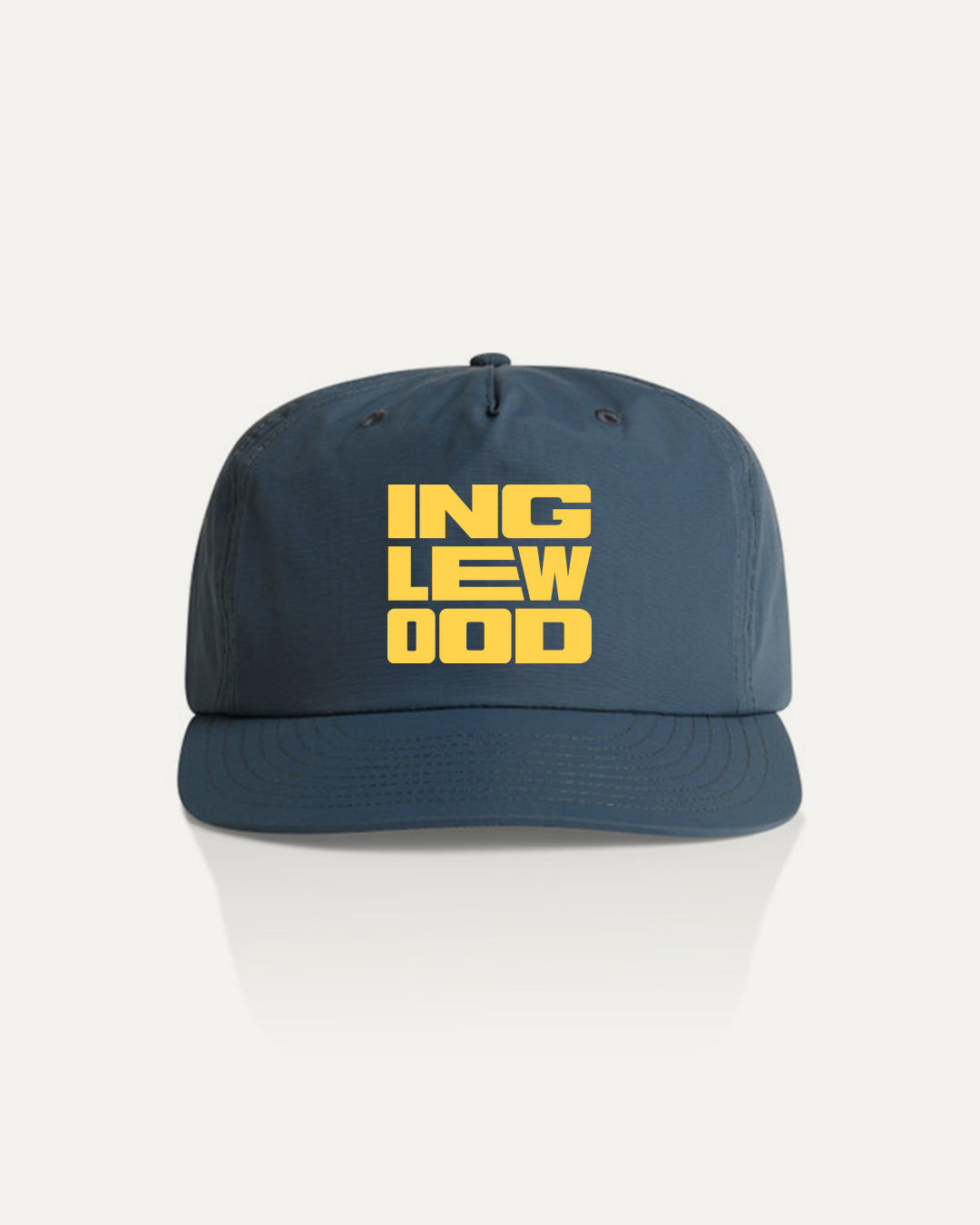 The Wood Nylon Camp Hat - Petrol Blue
