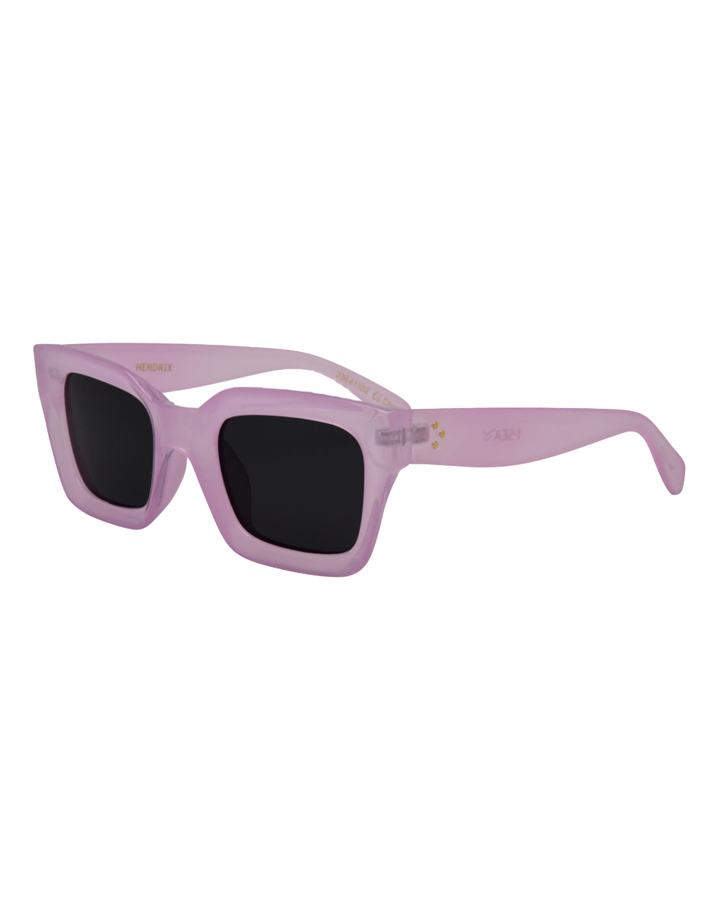 Hendrix Sunglasses Lilac/Smoke Polarized Lens