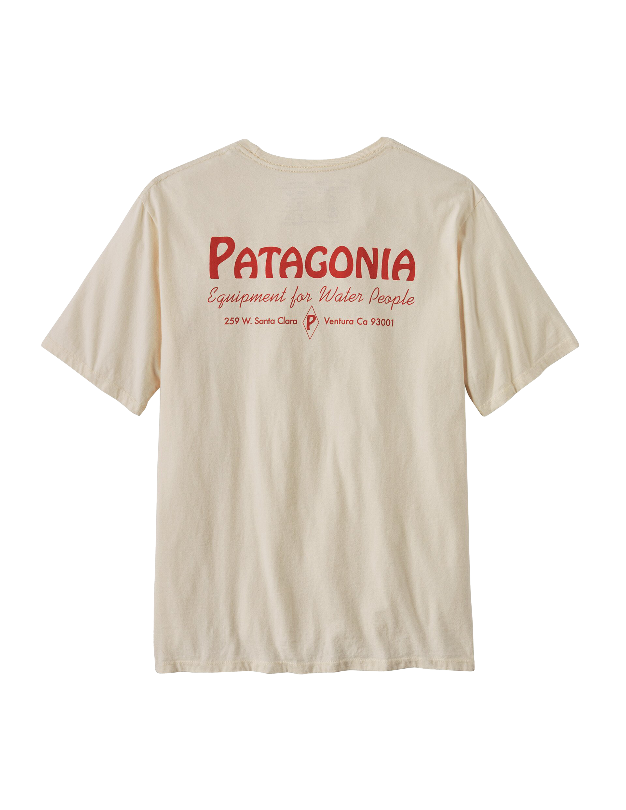 Men's Water People Organic Pocket T-Shirt Undyed Natural