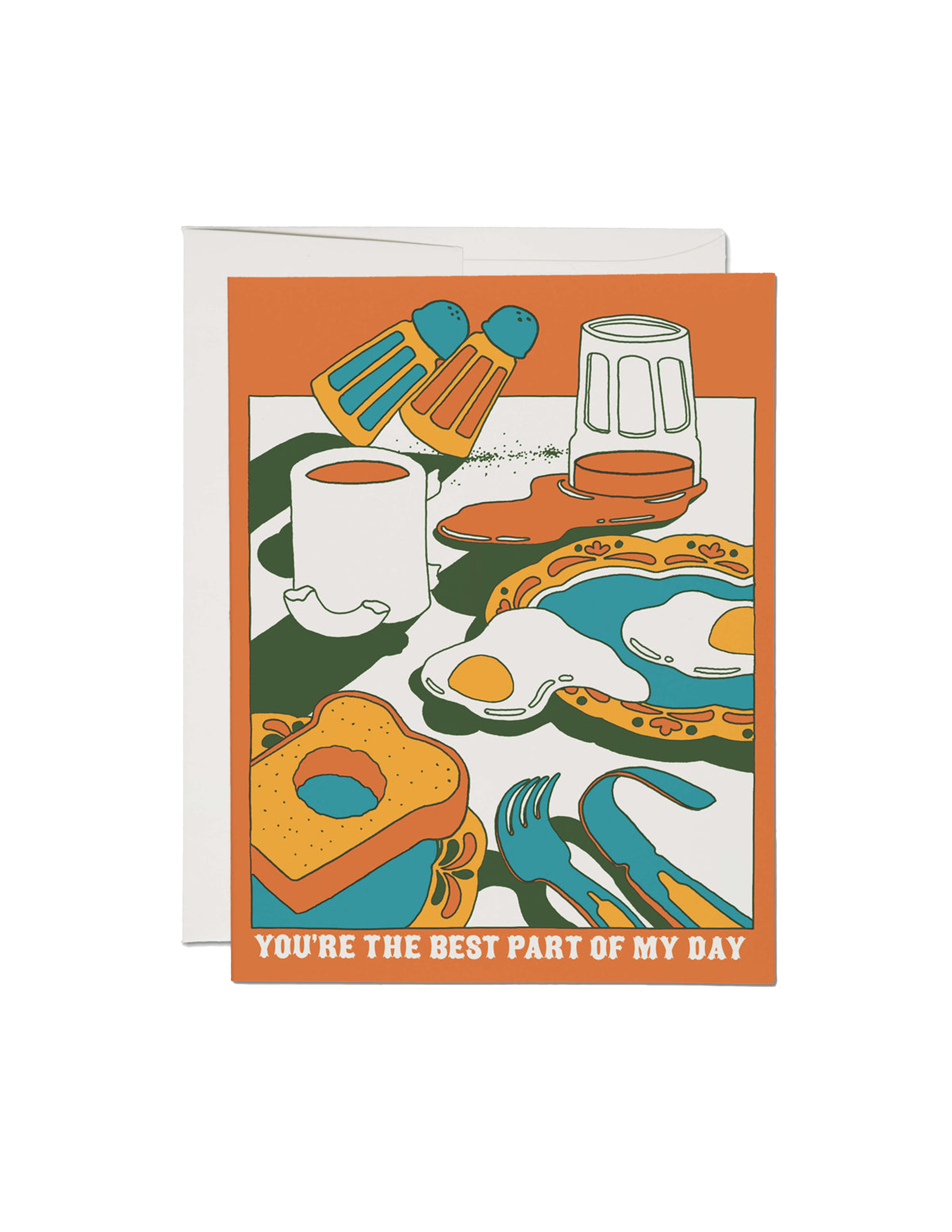 Breakfast Love Card