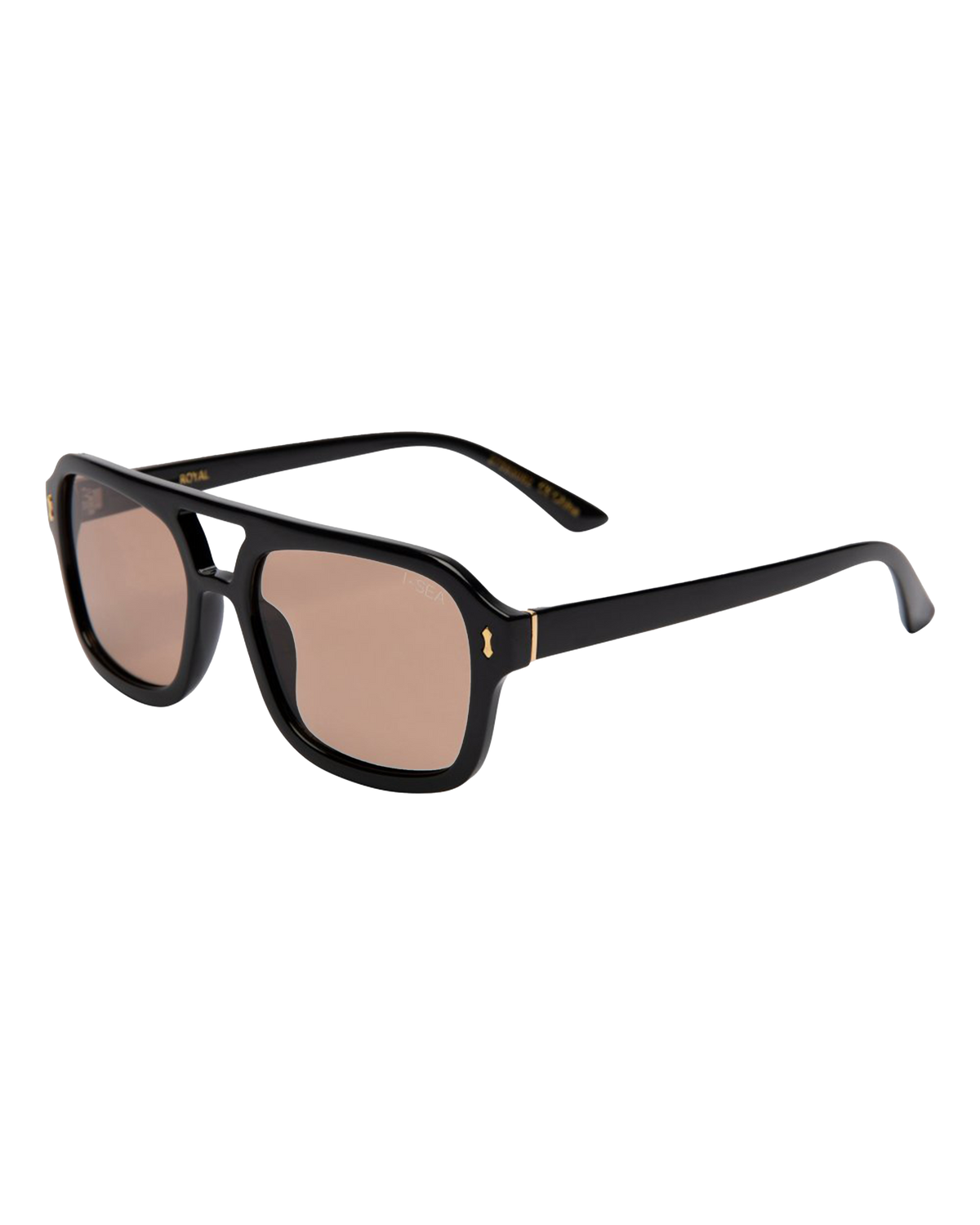 Royal Sunglasses Black/Brown Lens