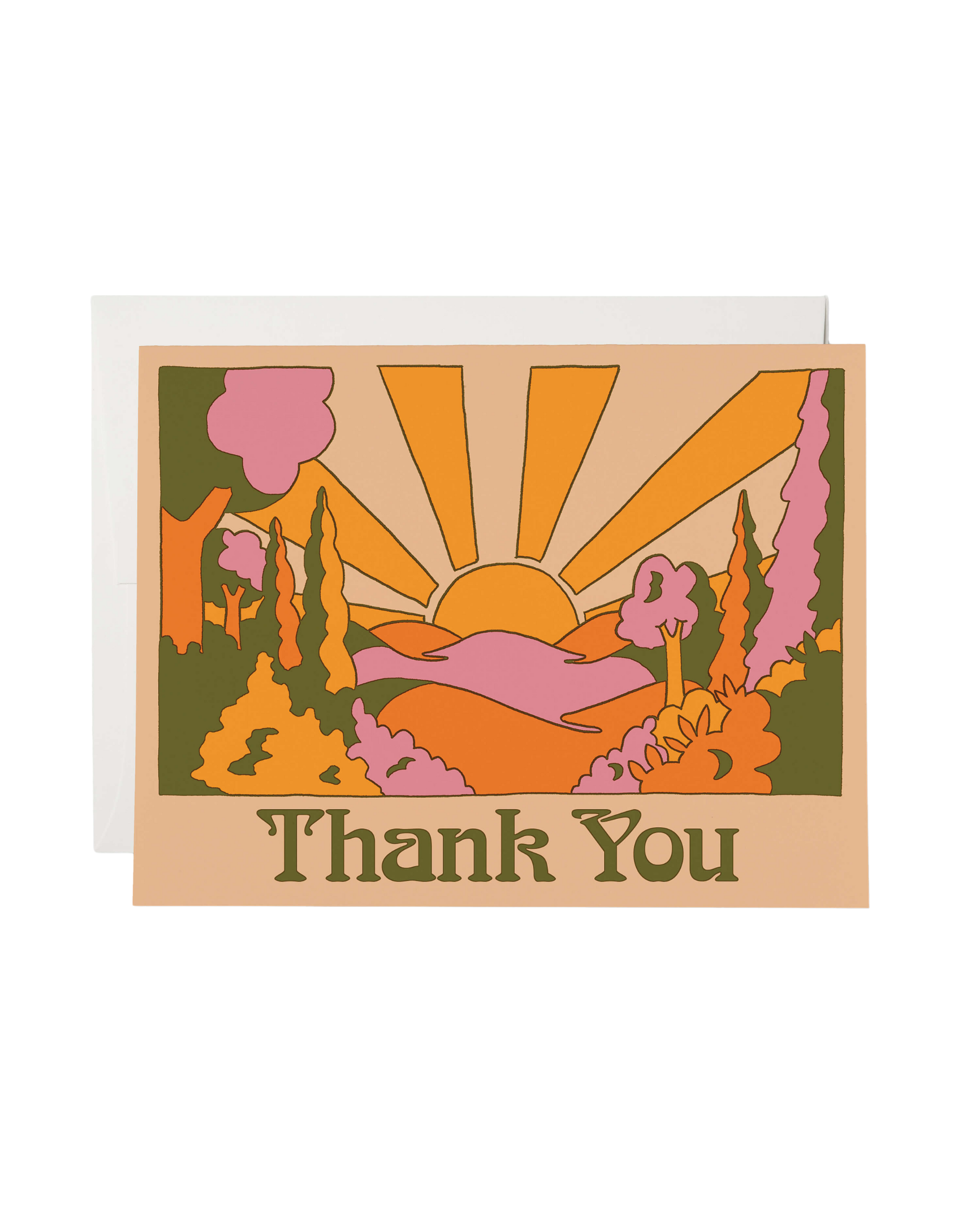 Sunrise Thank You Card