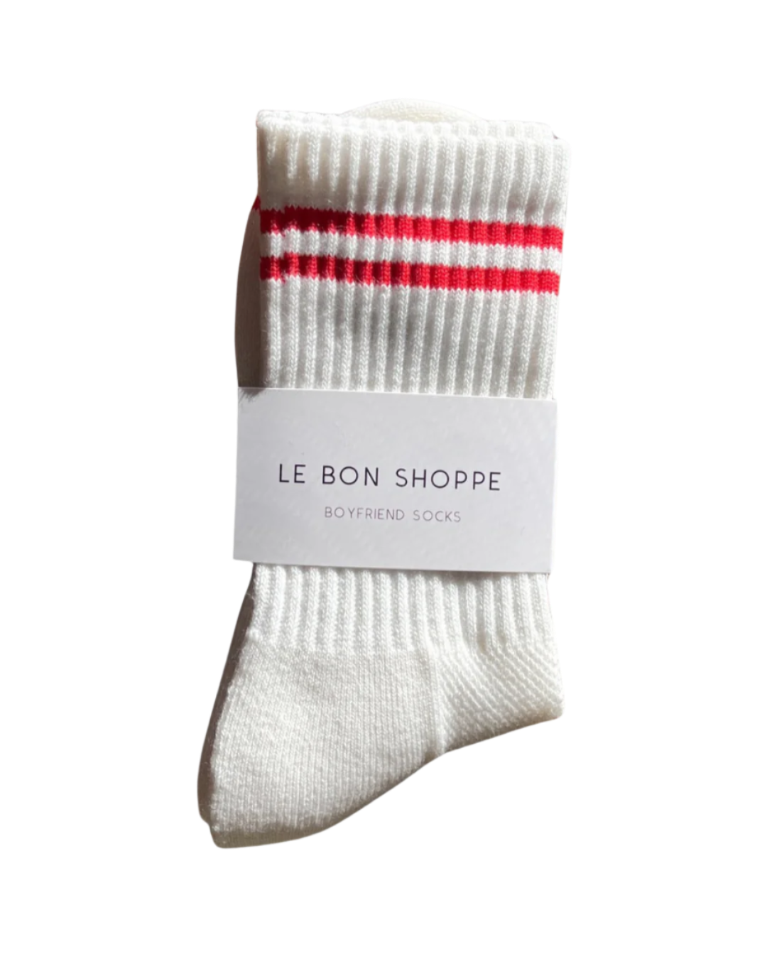 Boyfriend Socks Clean White