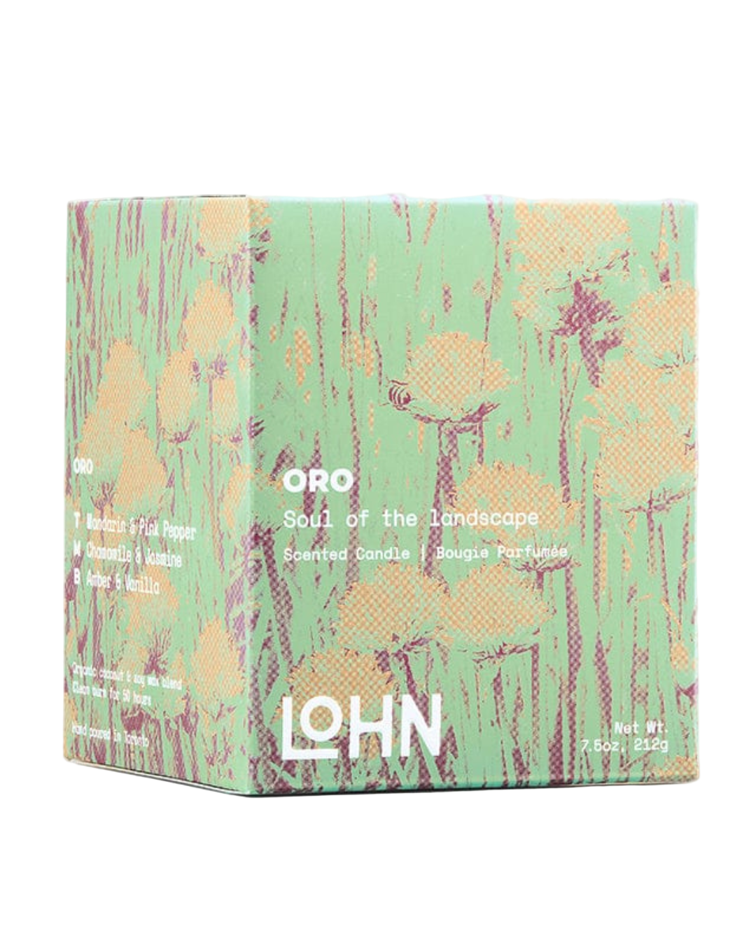 LOHN Candle - ORO Jasmine & Pink Pepper