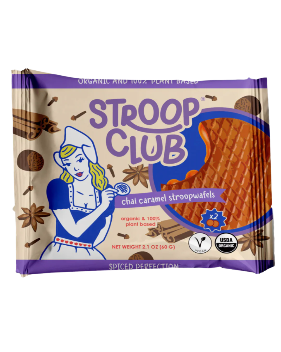 Vegan Chai Caramel Stroopwafel