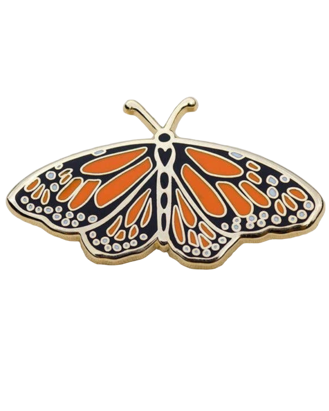 Monarch Butterfly Enamel Pin For Charity