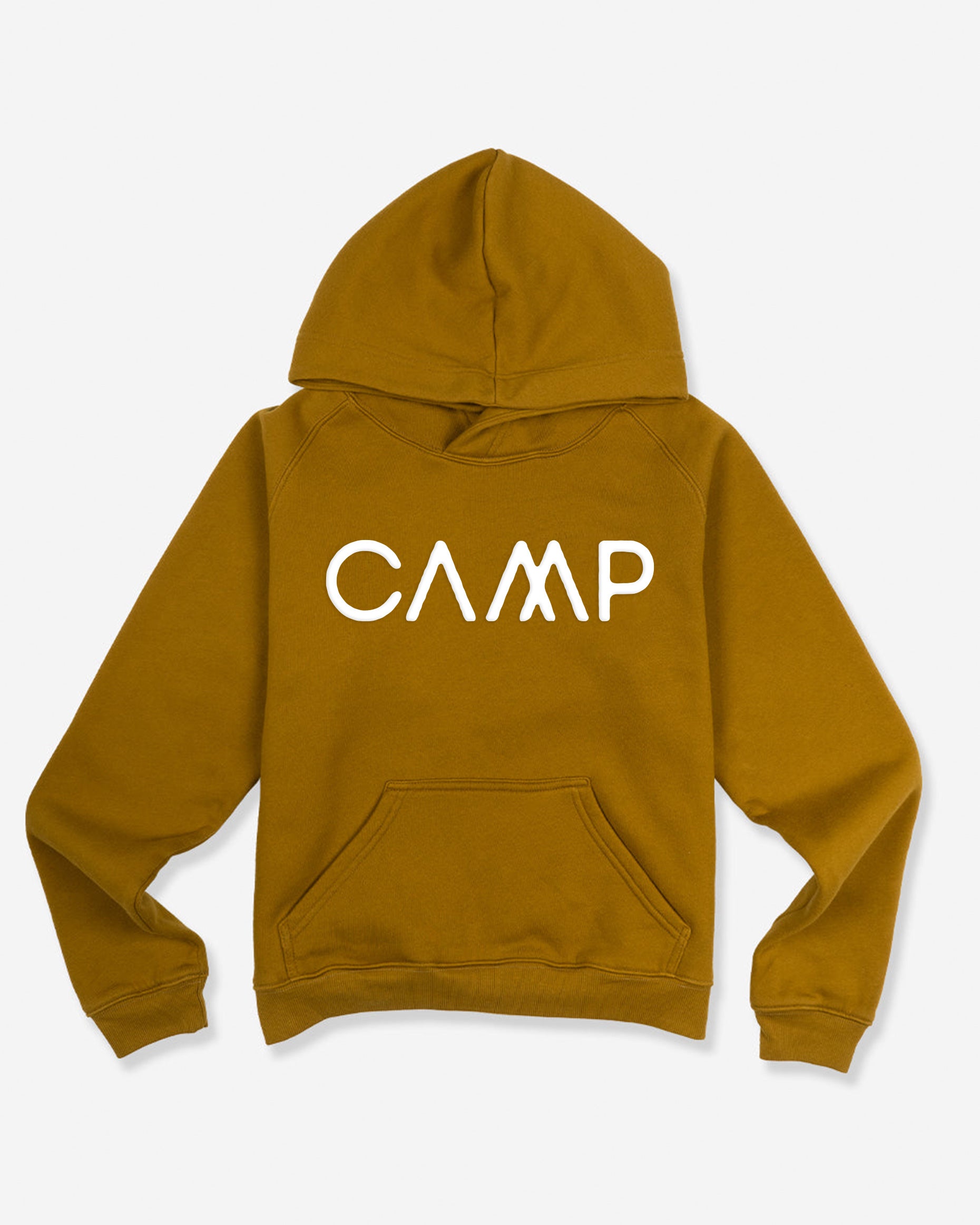 CampFleece Original Logo Women’s Hoodie Tobacco Camp Brand Goods