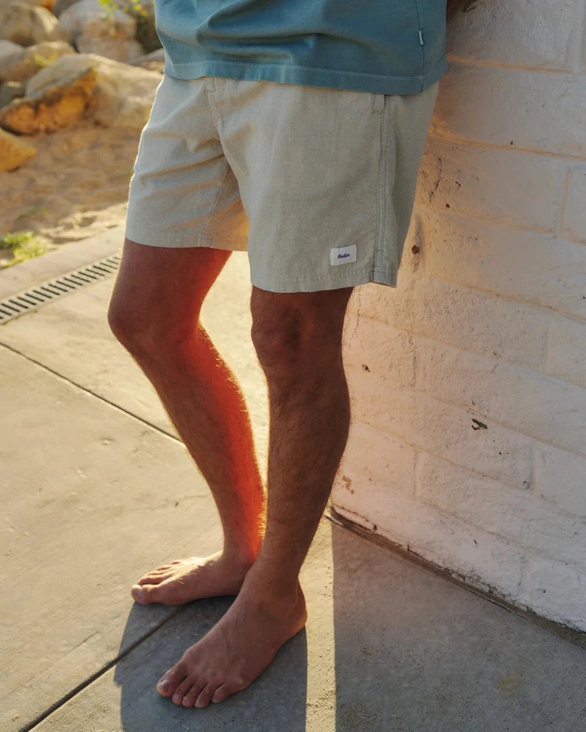 Isaiah Local Short Light Gray