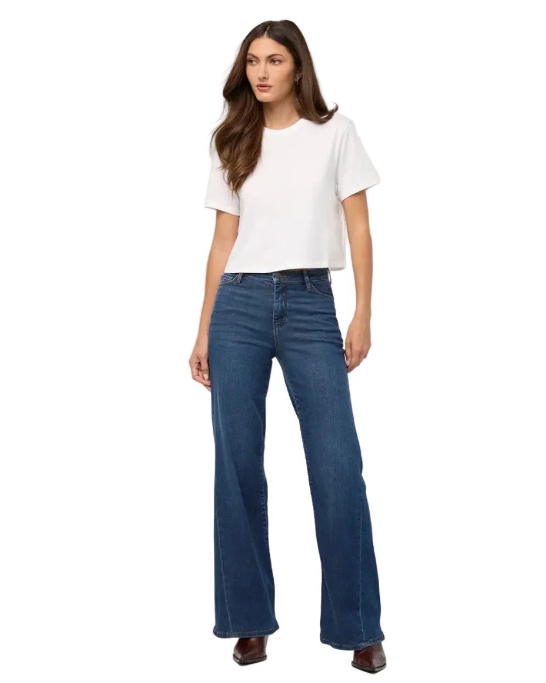 PurePima Boxy Tee - White