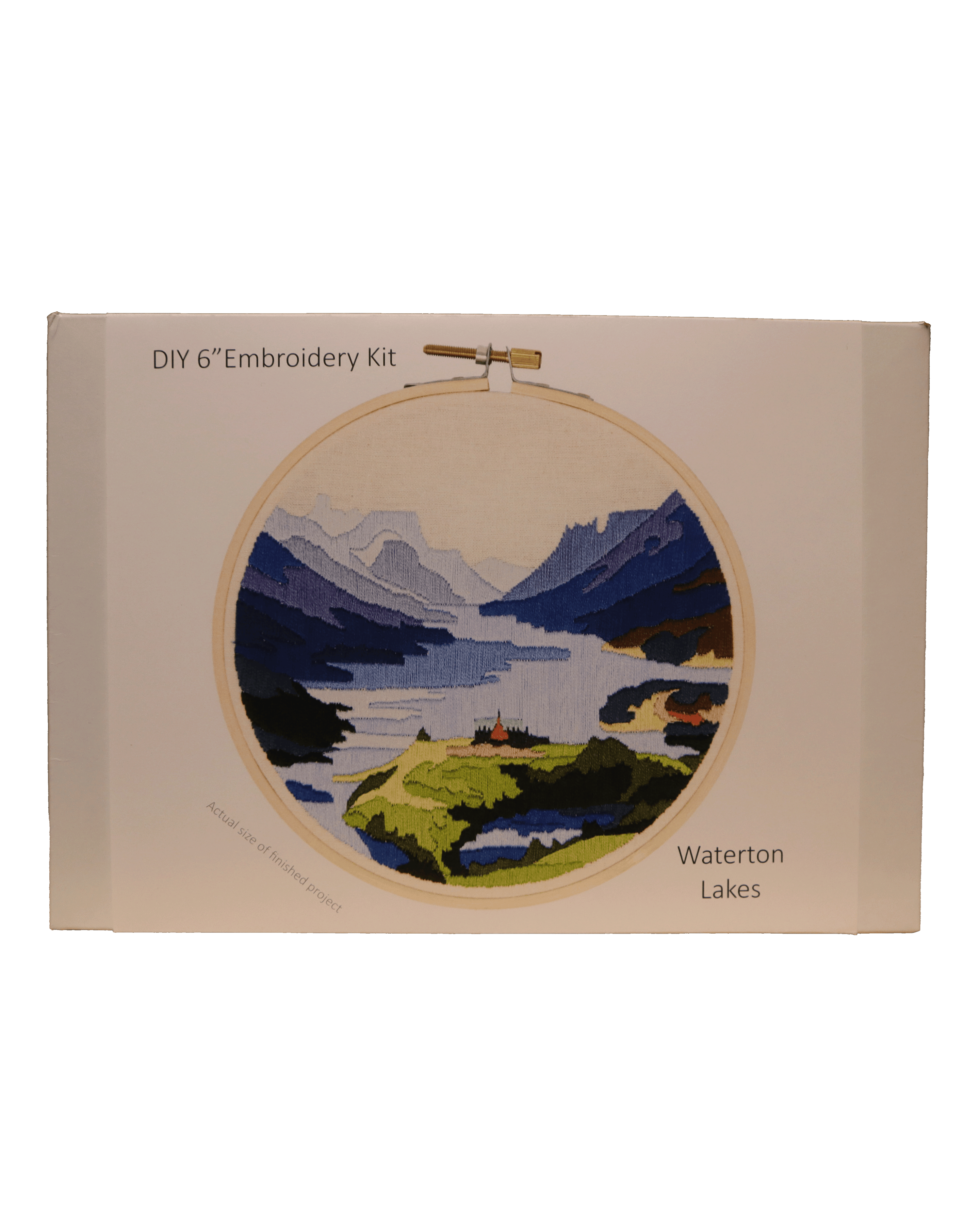 Waterton Lakes Diy Embroidery Kit