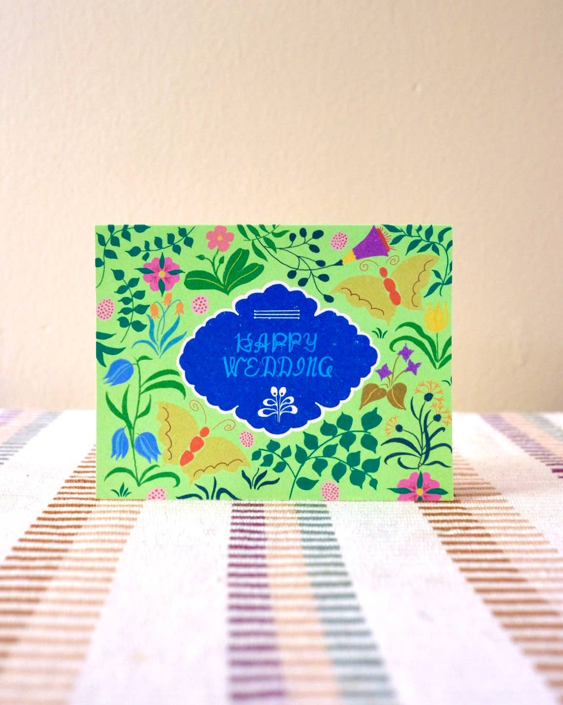 Happy Wedding Pattern Card