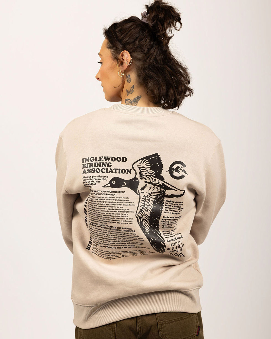 Birder's Club Vintage Crewneck - Sand