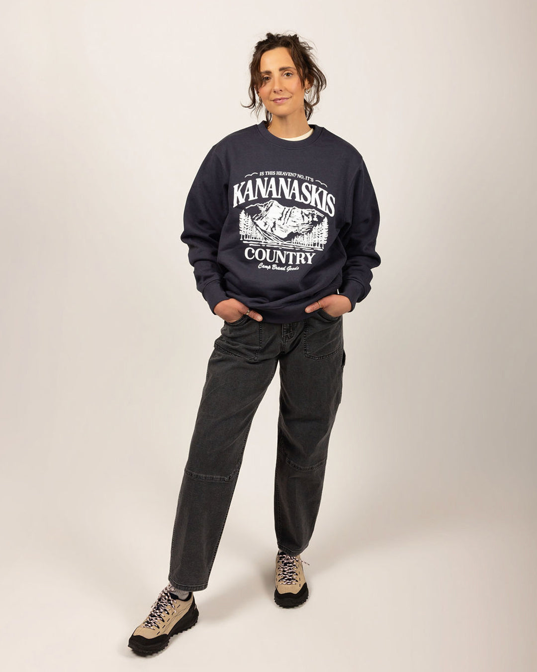 Kananaskis Vintage Crewneck - Navy
