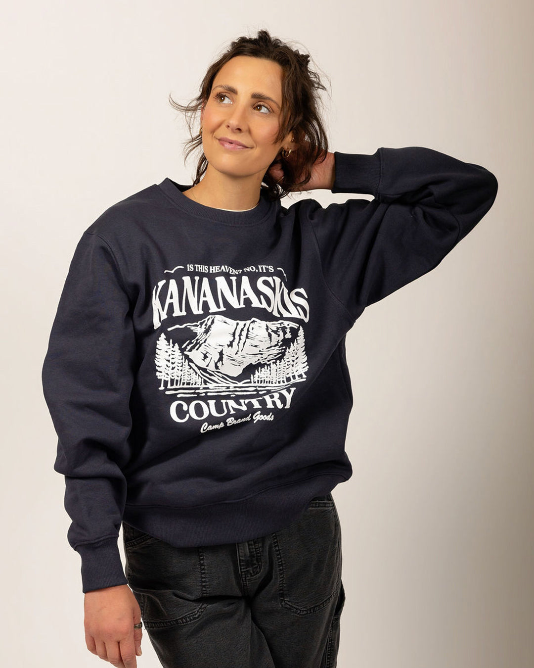 Kananaskis Vintage Crewneck - Navy