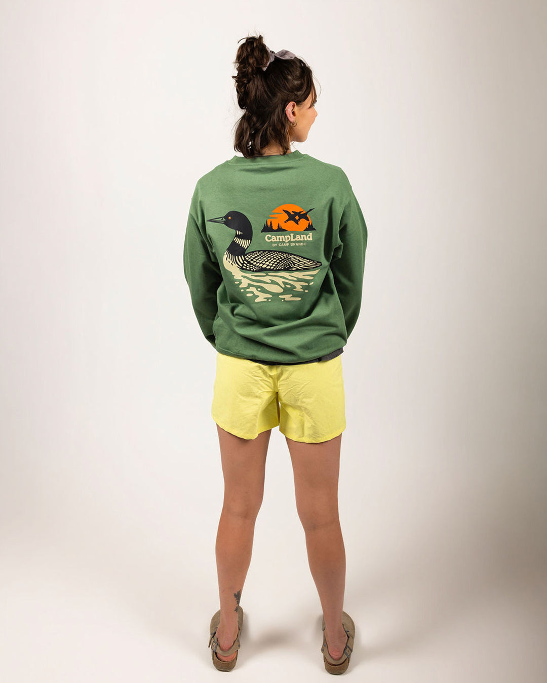 Loon Lake Everyday Crewneck - Balsam Green