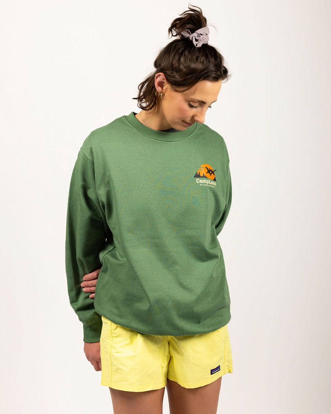 Loon Lake Everyday Crewneck - Balsam Green