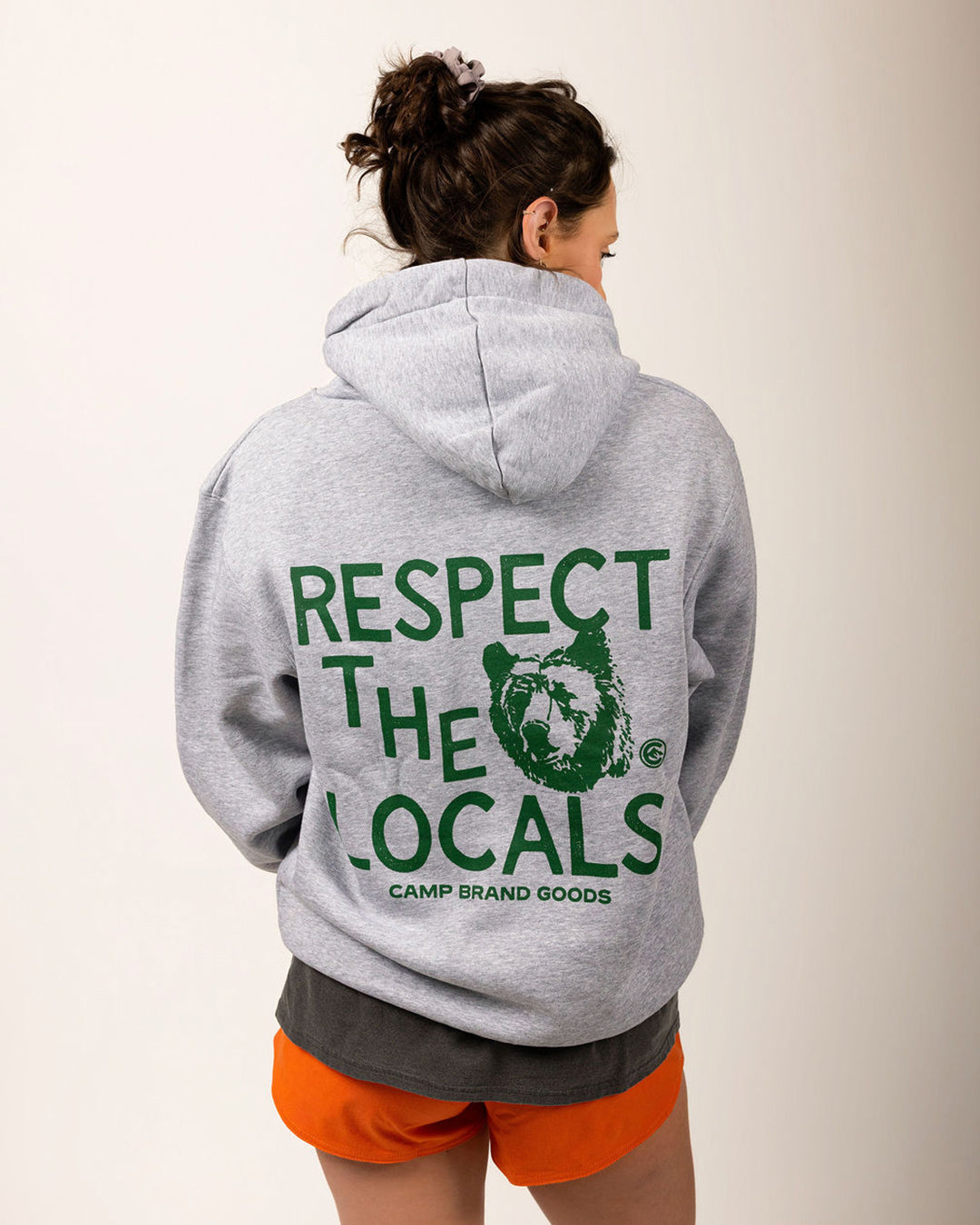 Respect Vintage Hoodie - Heather Grey