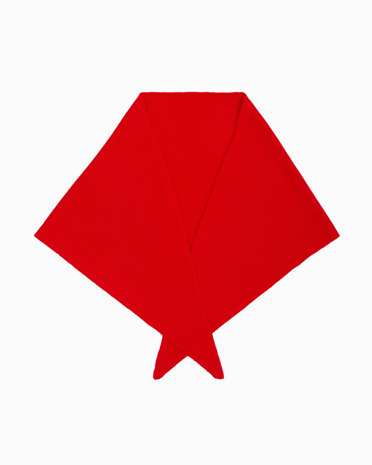 Arctic Fox & Co. Merino Wool Triangle Scarf (S) Lava Red - product-only view