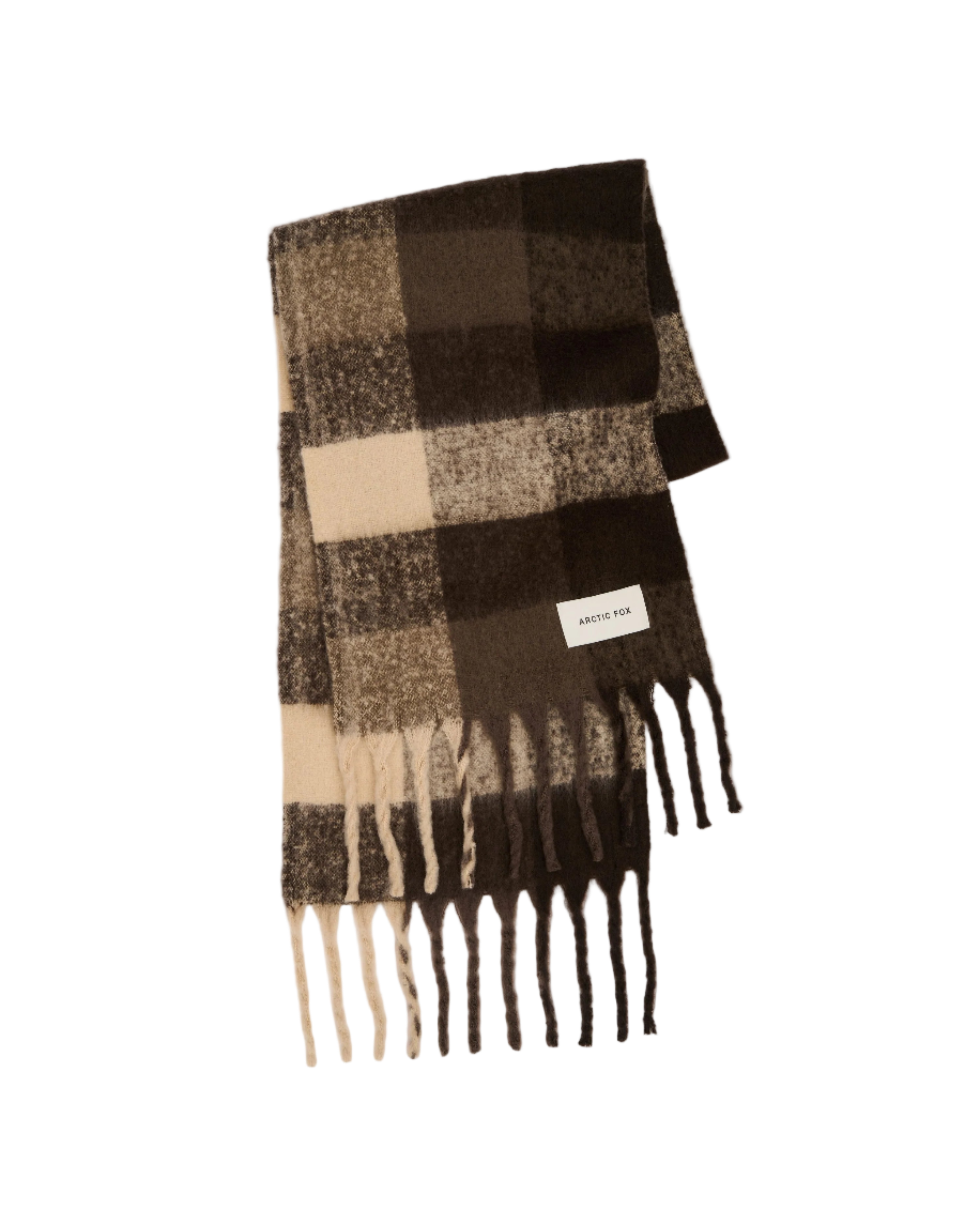 The Reykjavik Scarf Brown Check