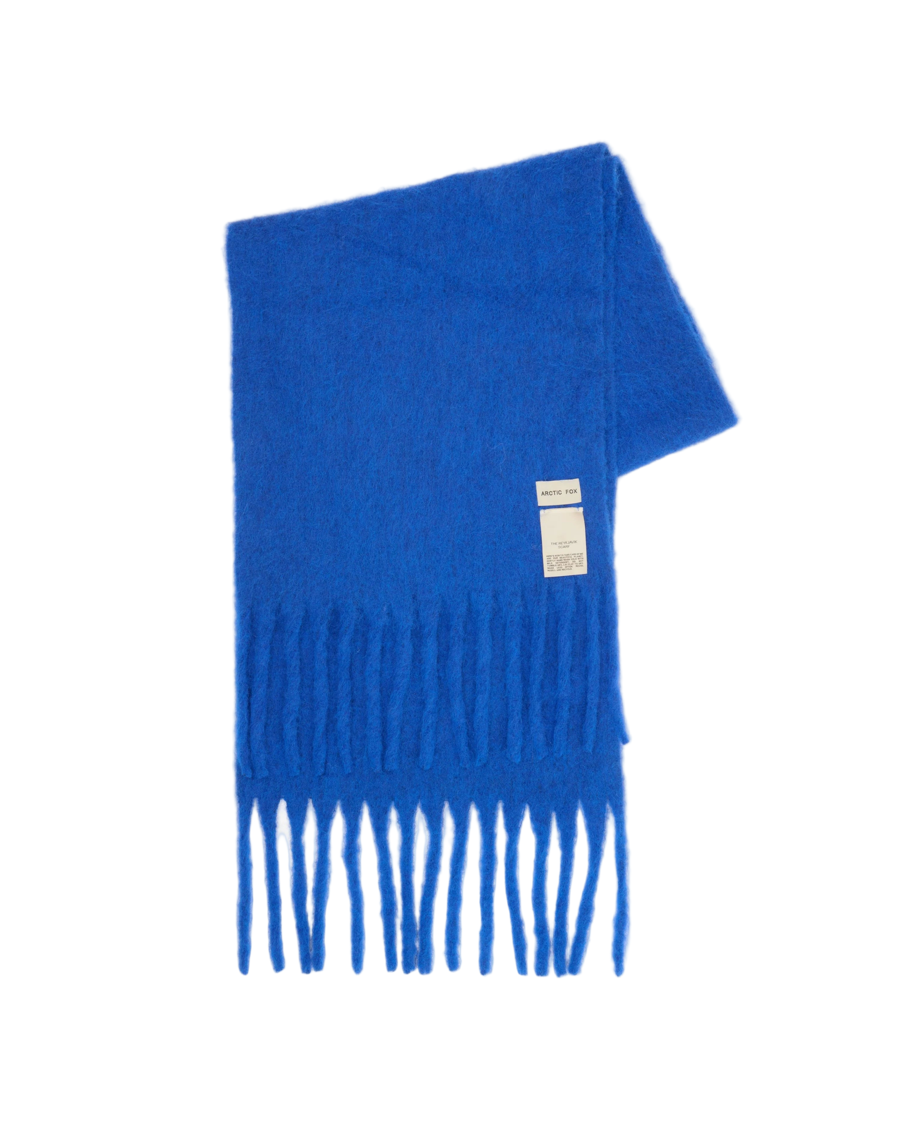 The Reykjavik Wool Scarf Electric Blue