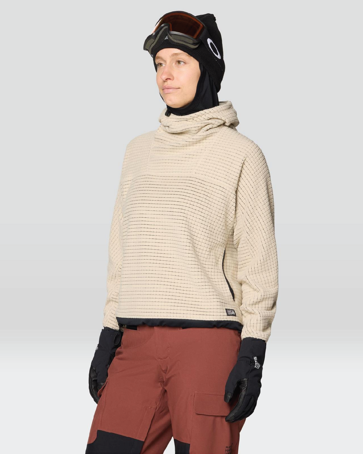 Women's Summit Grid Big Grid Hoody - Fossil