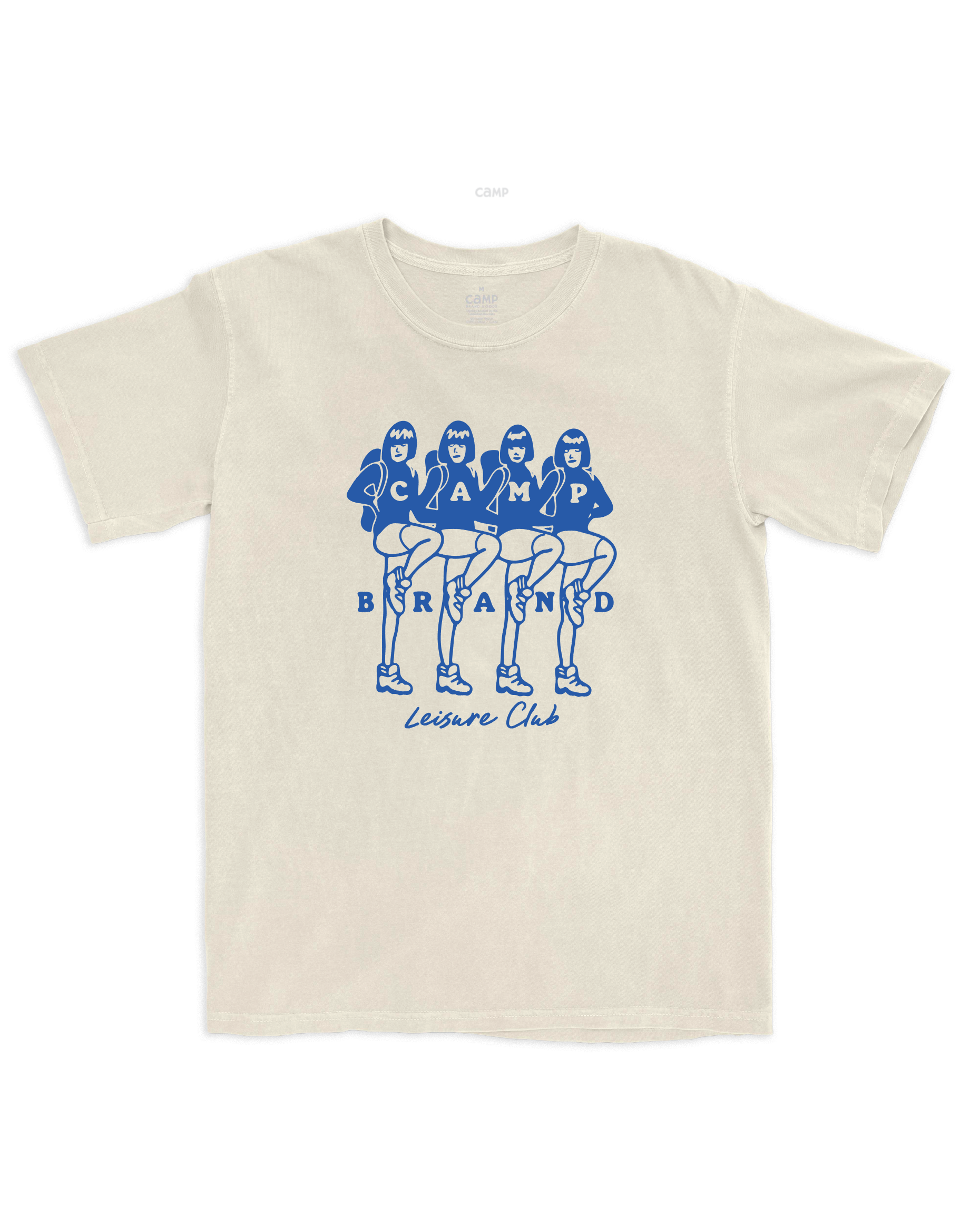Camp-Camp Vintage Tee - Off White