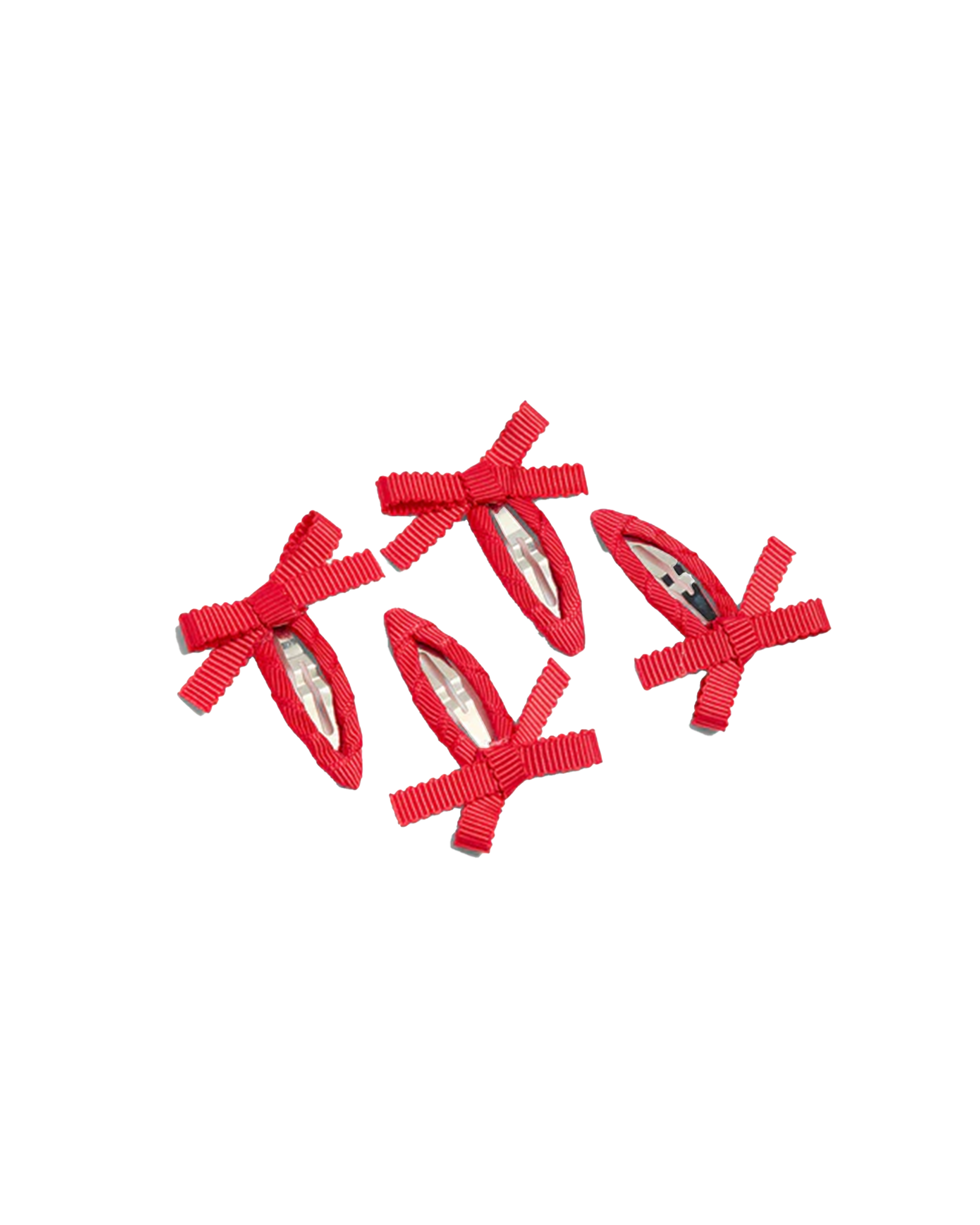 Bow Snap Clips in Cherry