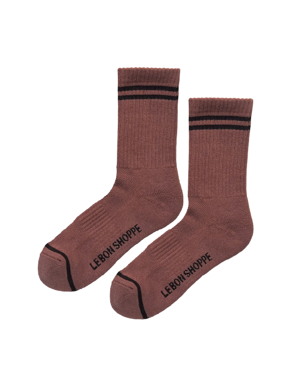 Boyfriend Socks Clay