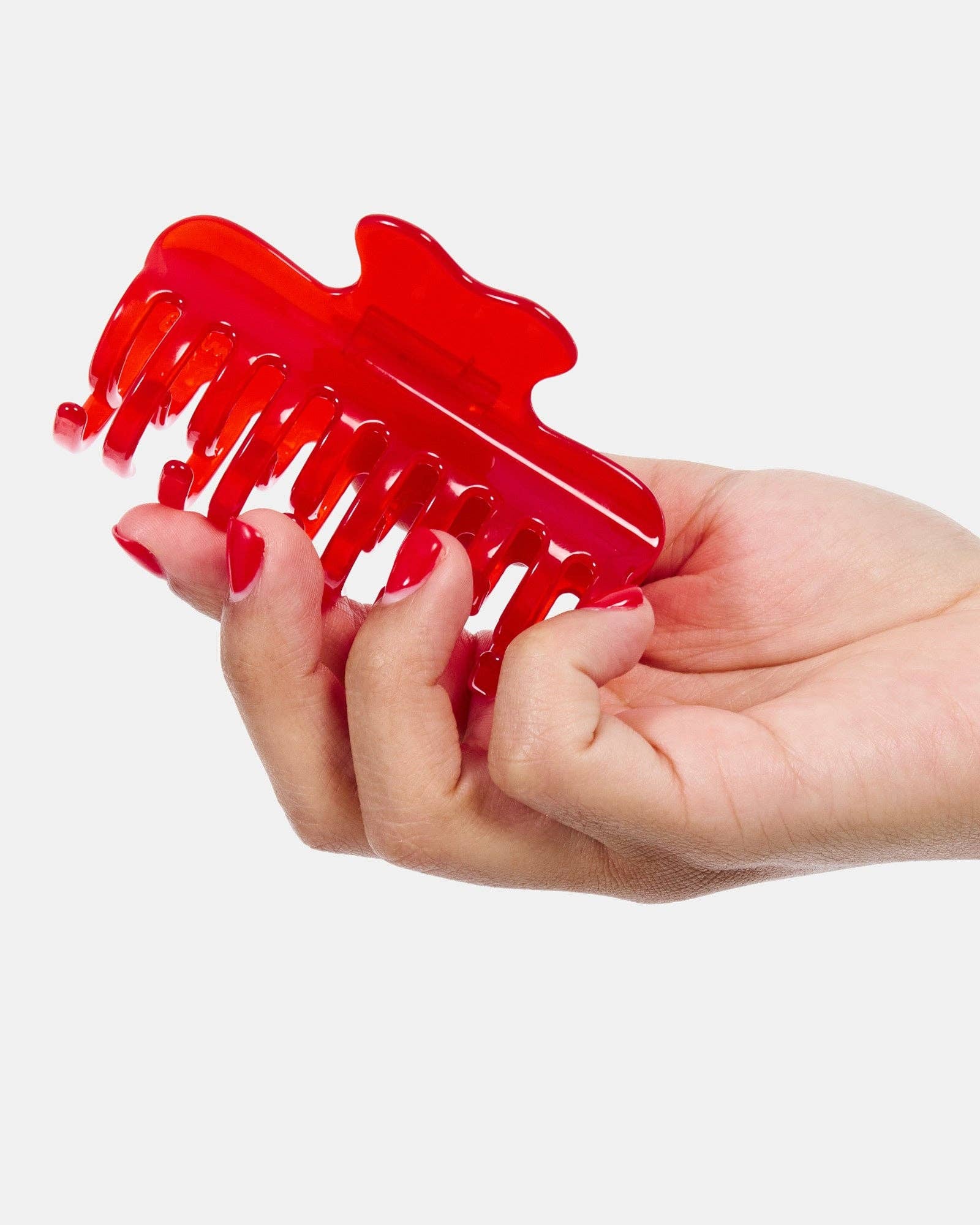 Jojo Claw in Small Candy Red