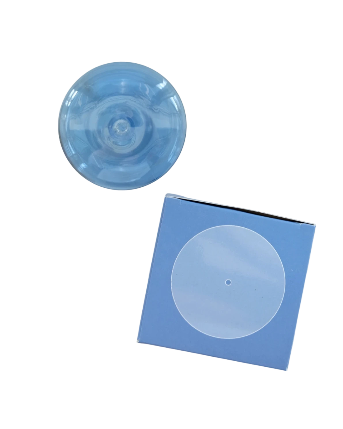 Glass Bubble Incense Holder - Blue Moon