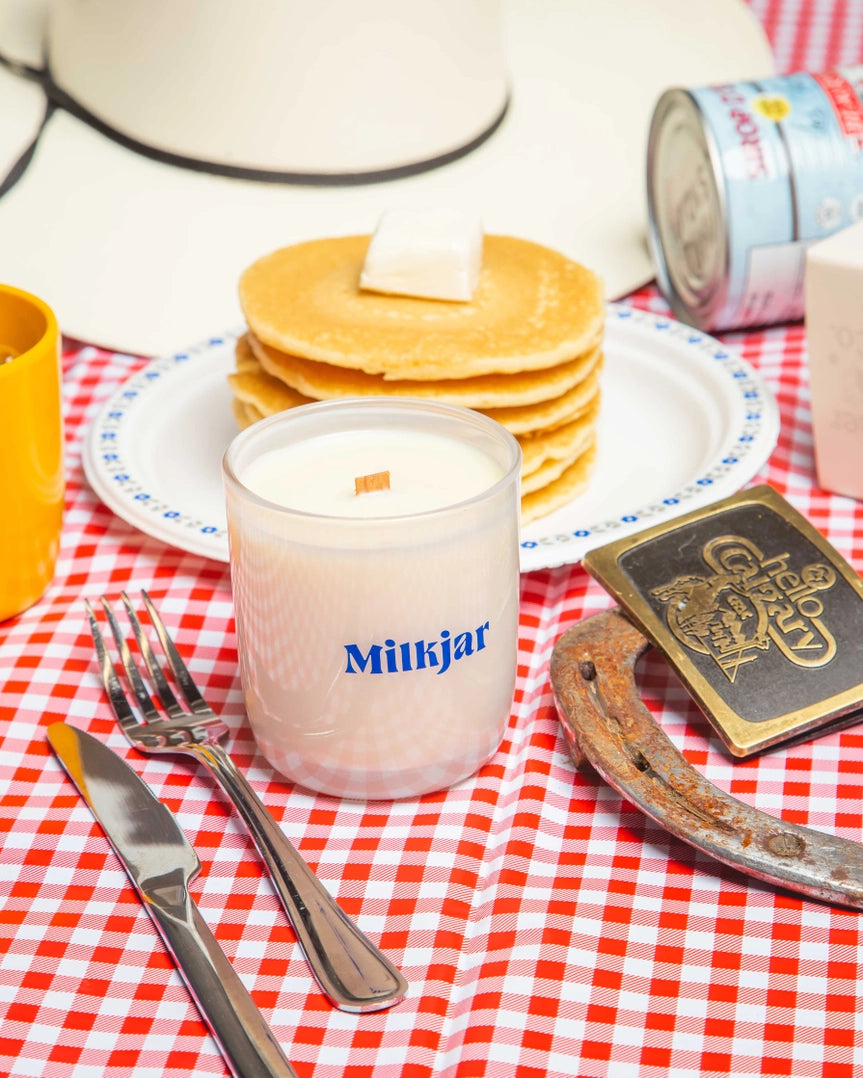Pancake Breakfast Candle