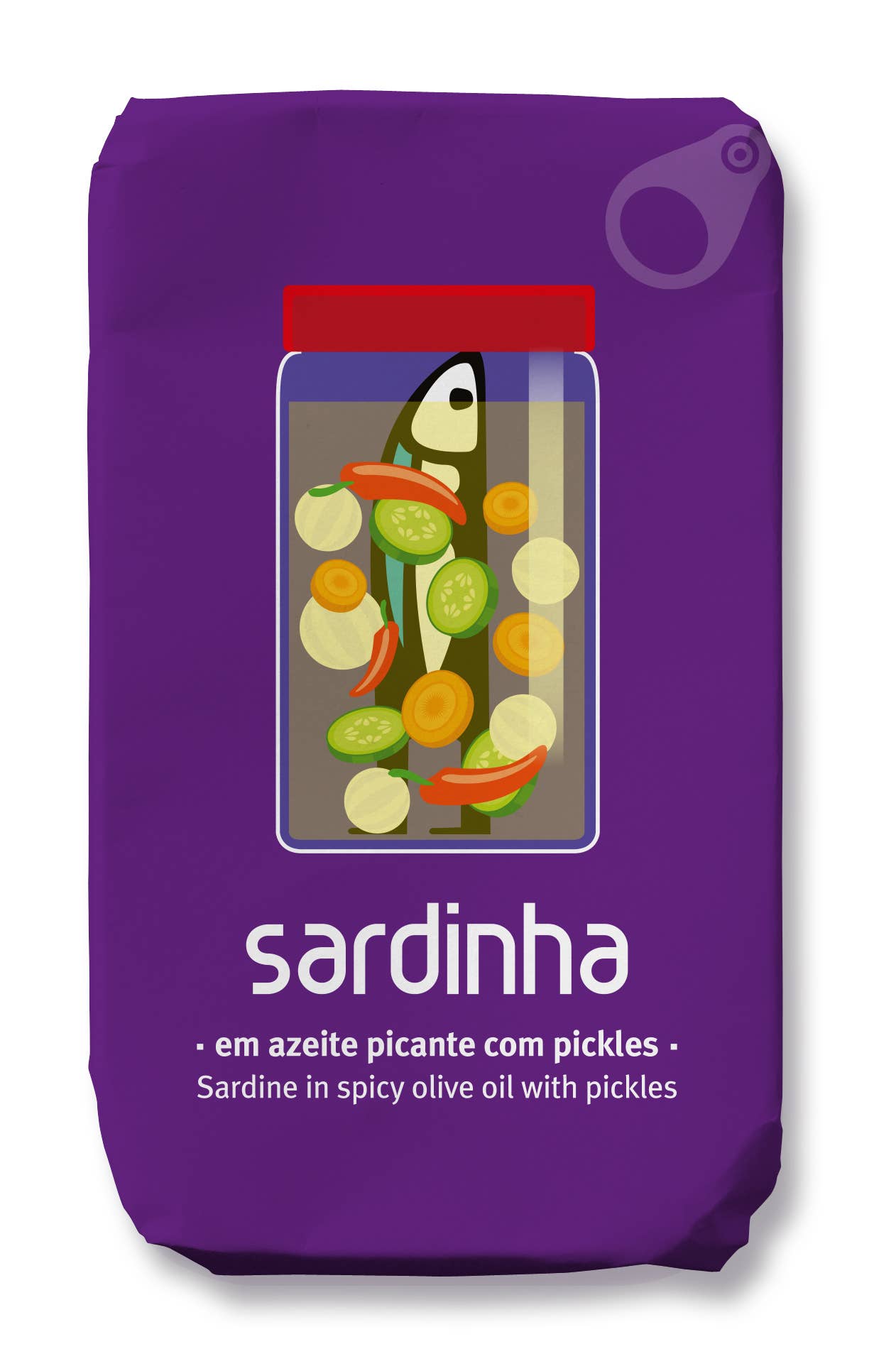 Sardines in Spicy Olive Oil with Pickles