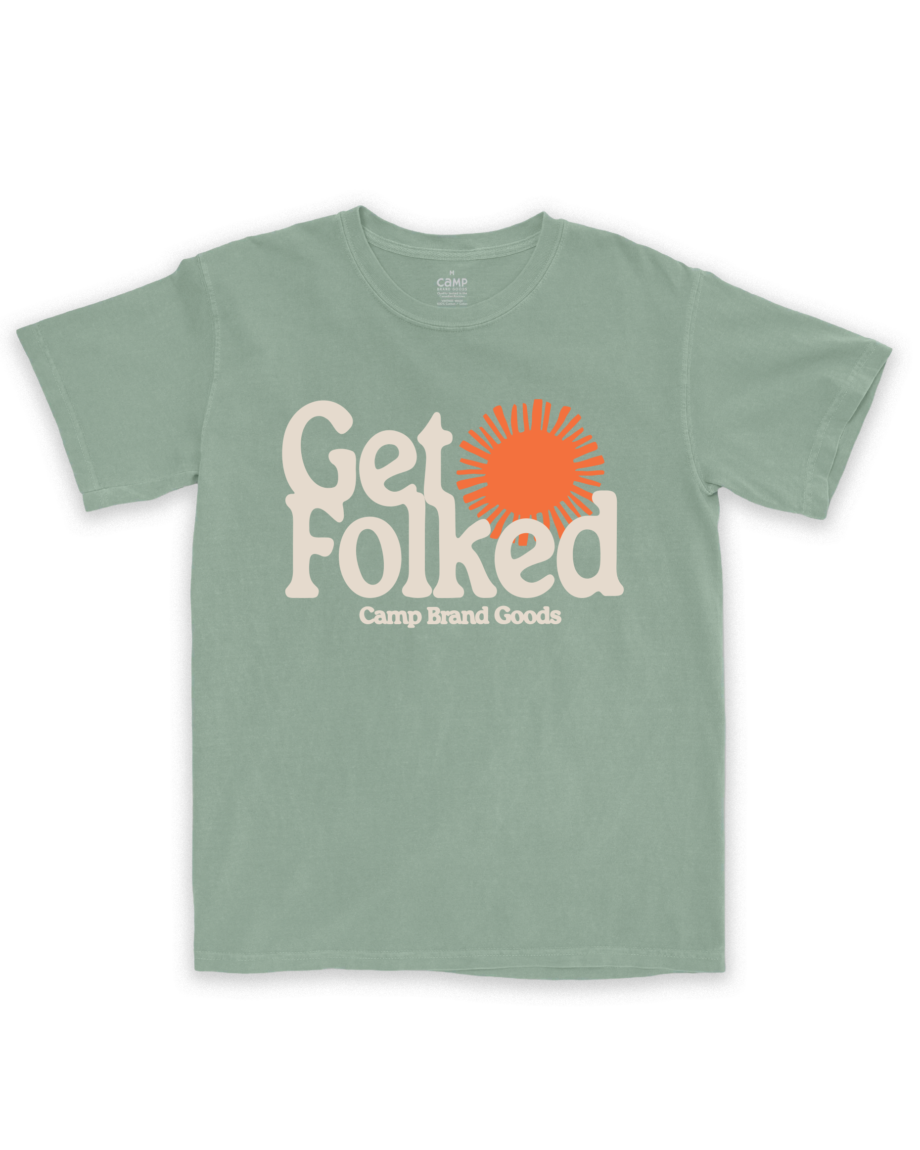 Get Folked Vintage Tee - Faded Sage