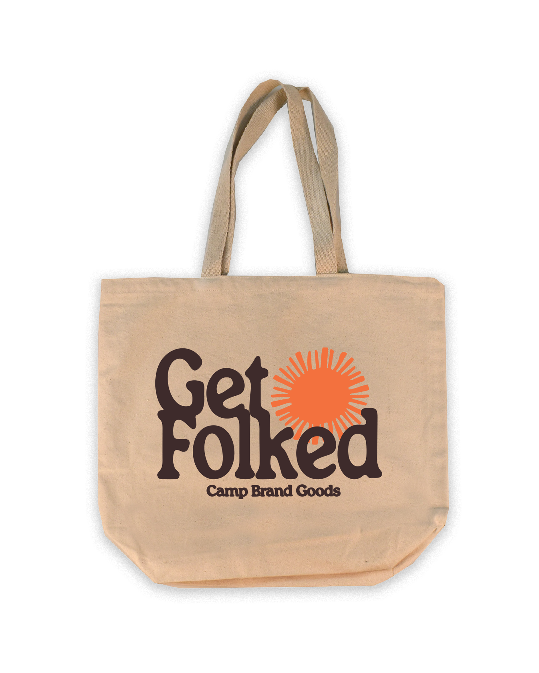 Get Folked Cotton Tote - Natural
