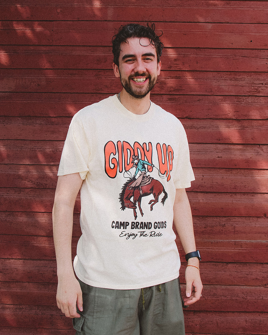 Giddy Up Vintage T-Shirt - Off White