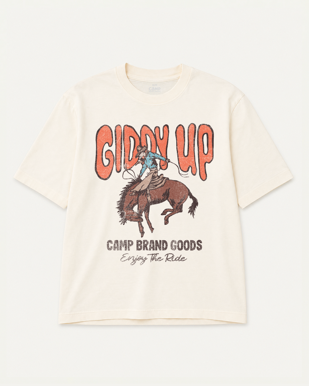 Giddy Up W Vintage T-Shirt - Vintage White